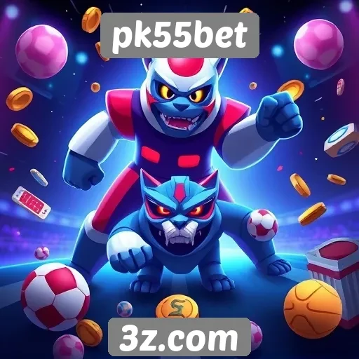 Comparativo de jogos disponíveis na pk55bet