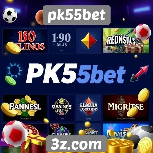 Análise das opções de jogos no site pk55bet