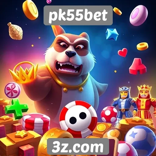 Opções de jogos disponíveis no pk55bet