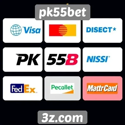 Métodos de pagamento disponíveis no pk55bet
