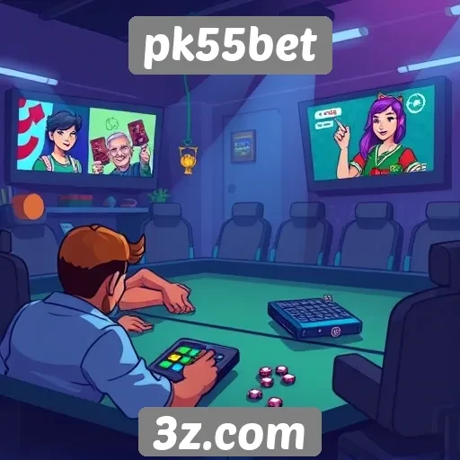 comportamento dos usuários no site pk55bet