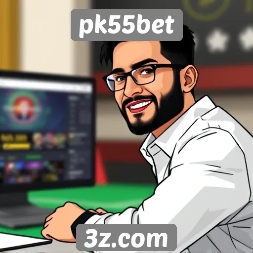 Avaliação da experiência do usuário no site pk55bet